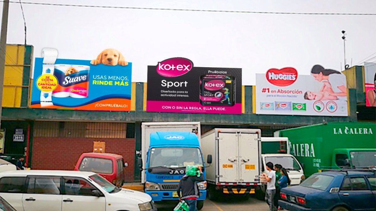 Paneles publicitarios en tiendas